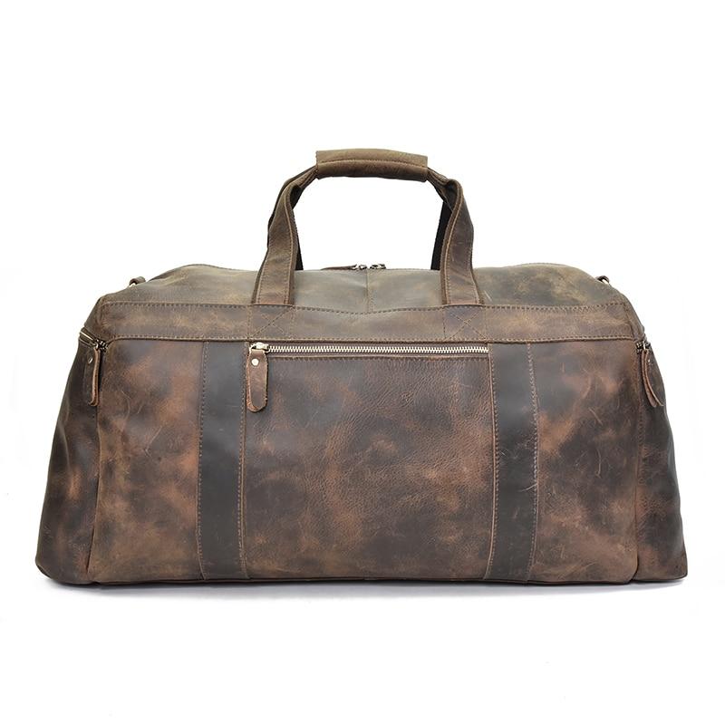 Die Colden Duffle Bag Leder-Weekendertasche mit großem Fassungsvermögen
