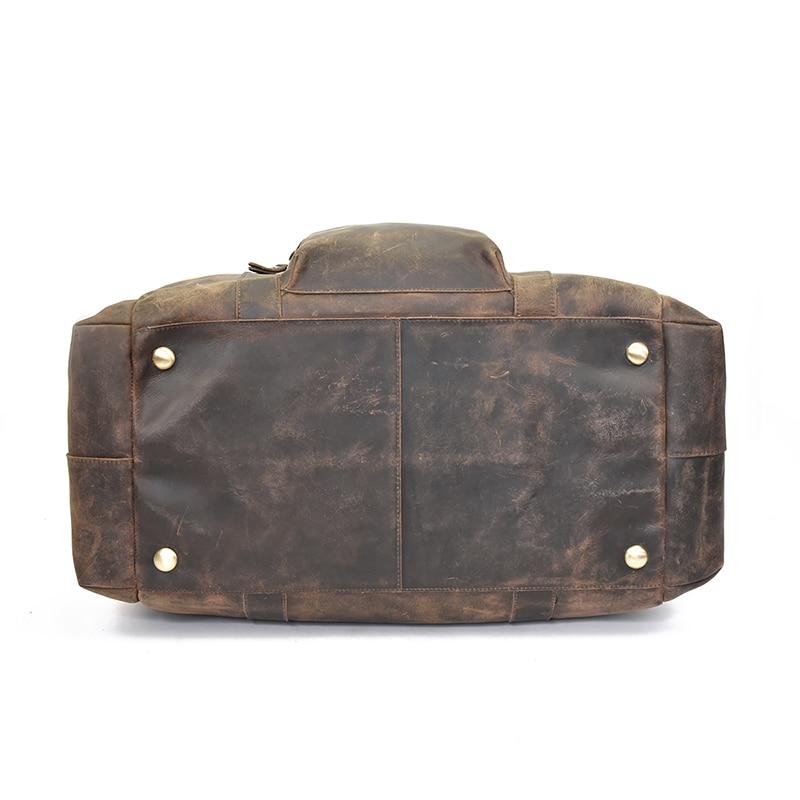 Die Colden Duffle Bag Leder-Weekendertasche mit großem Fassungsvermögen