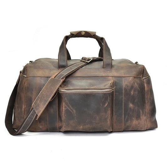 Die Colden Duffle Bag Leder-Weekendertasche mit großem Fassungsvermögen
