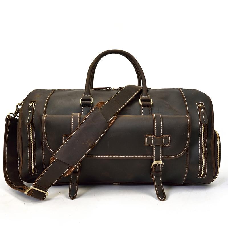 Skórzana Weekender Torba Duffle The Bard Podróżna Elegancka
