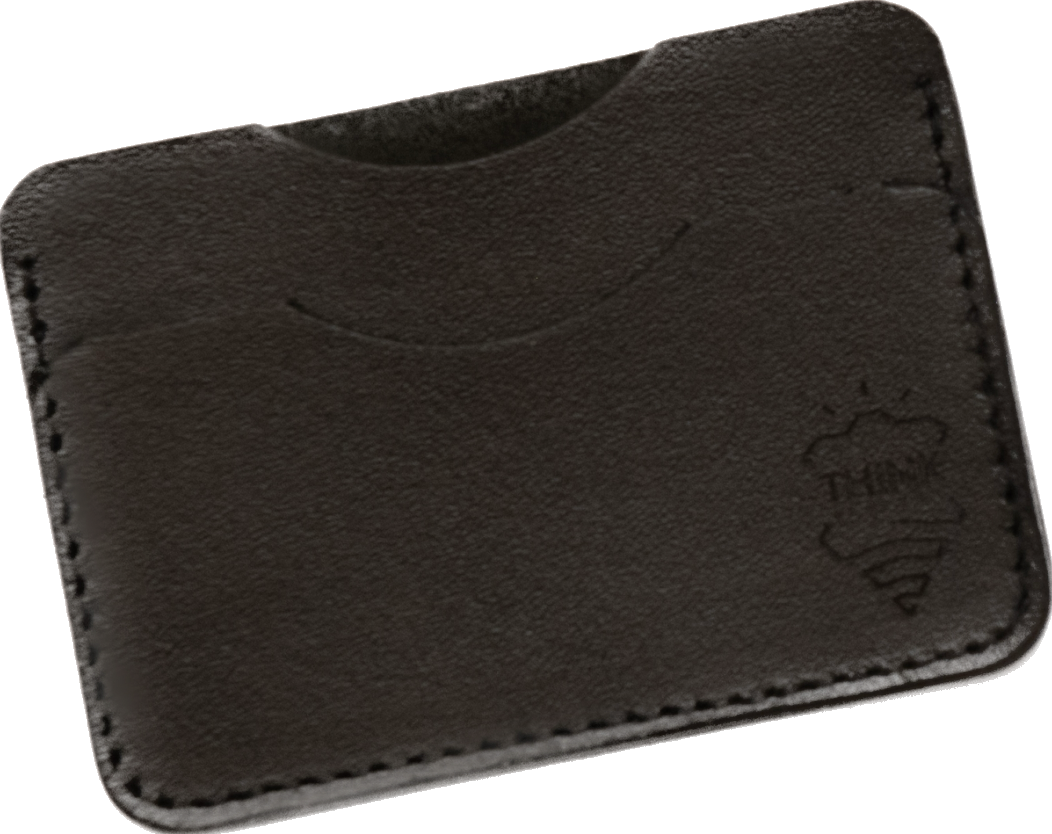 Skórzane etui na karty - cardholder - czarny - Stark Leder