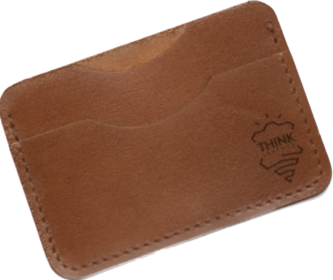 Skórzane etui na karty - cardholder - jasny brąz - Stark Leder