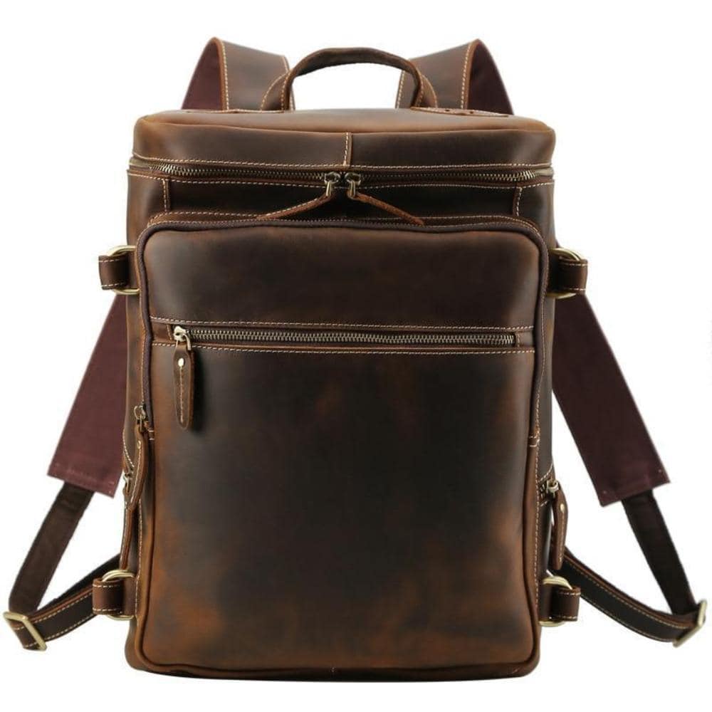 Raoul Lederrucksack Vintage Handarbeit Unikat